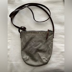 Bookhou waxed canvas purse